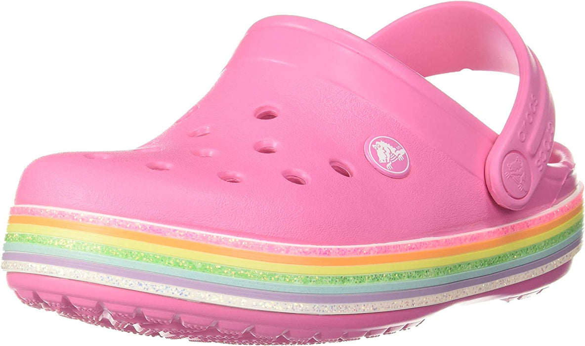 Kid'S Crocband Rainbow Band Clogs