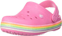 Kid'S Crocband Rainbow Band Clogs