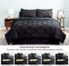Bedsure Full Size Comforter Sets - Bedding Sets Full 7 Pieces, Bed in a Bag Black Bed Sets with Comforters, Sheets, Pillowcases & Shams,Adult & Kids Bedding