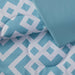 Mainstays Blue Geometric 8 Piece Bed in a Bag Comforter Set with Sheets, King