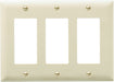 Legrand - Pass & Seymour TP263BK Pass & Seymour Tp263-Bk 3G Decor, 3-Gang, Black