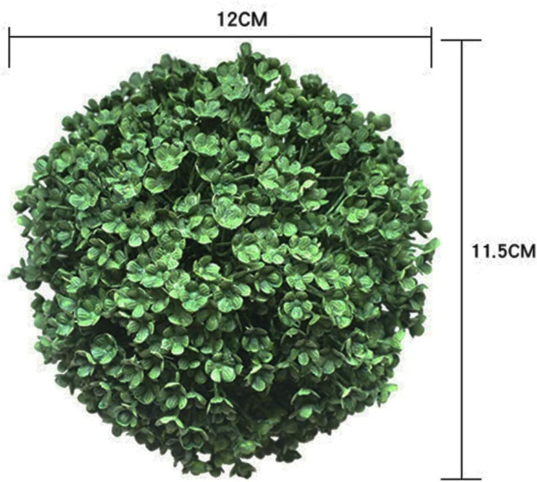 4.72 Inch Artificial Greenery Topiary Balls Wedding Party Decor Home Garden Decor Dark Purple