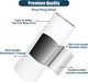 1 Pack 20 Oz Sublimation Tumbler Skinny Straight Double Walled Stainless Steel Blank Tumbler Bulk with Lid, Shrink Wrap, Rubber Base