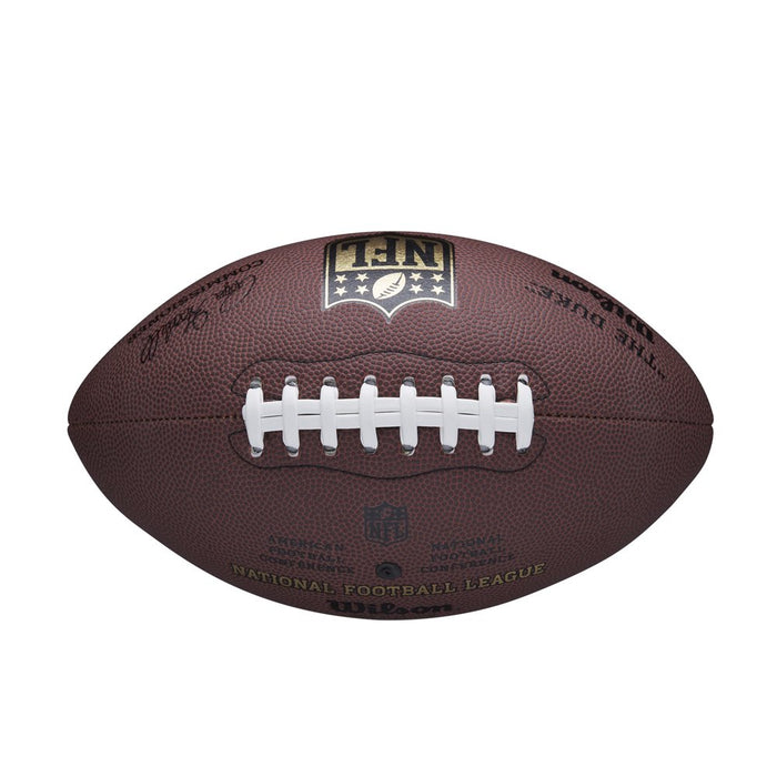 Wilson NFL "The Duke" Replica Composite Football, Size: Official
