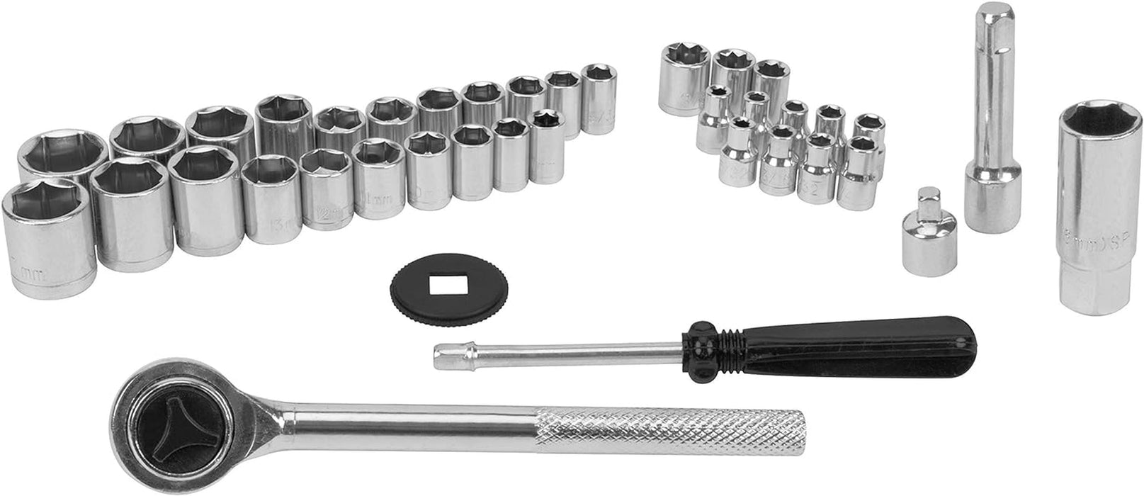W1173 Sae/Metric 40-Piece SAE and Metric Socket Set, 1/4-Inch & 3/8-Inch Drive