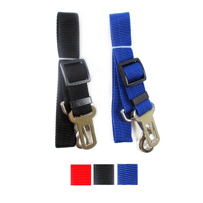 Qnp Rrg Pet Safety Car Seatbelt for Cats and Dogs, Adjustable, Harness Lead, 2 Pack