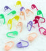 100PC Mix Color Knitting Stitch Counter Crochet Locking Stitch Markers Stitch Needle Clip Knitting Crochet Markers (100)