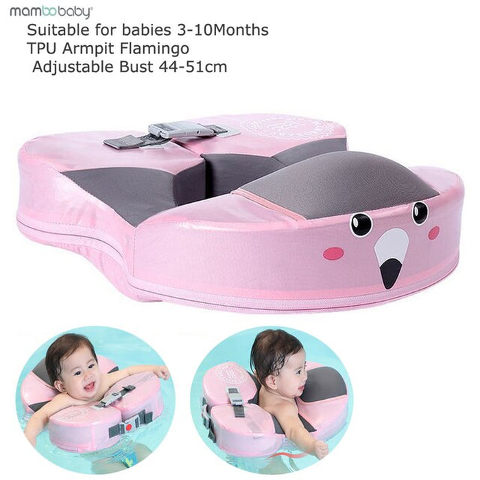 Baby Swimming Float Ring Swim Trainer Non-Inflatable Sunshade Kids Float Lying Swimming Pool Toys Bathtub for Accessories