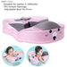 Baby Swimming Float Ring Swim Trainer Non-Inflatable Sunshade Kids Float Lying Swimming Pool Toys Bathtub for Accessories