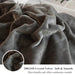3 Piece Faux Fur Comforter Cover Set, Furry Plush Duvet Cover Set, Luxury Ultra Soft Velvet Fuzzy Fluffy Bedding Set, Shaggy Duvet Cover with 2 Pillow Shams, Zipper Closure, Queen Size, Dark Gray