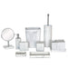 Better Homes & Gardens Faux Marble 4 Piece Vanity Organizer Set with Magnetic Side, White