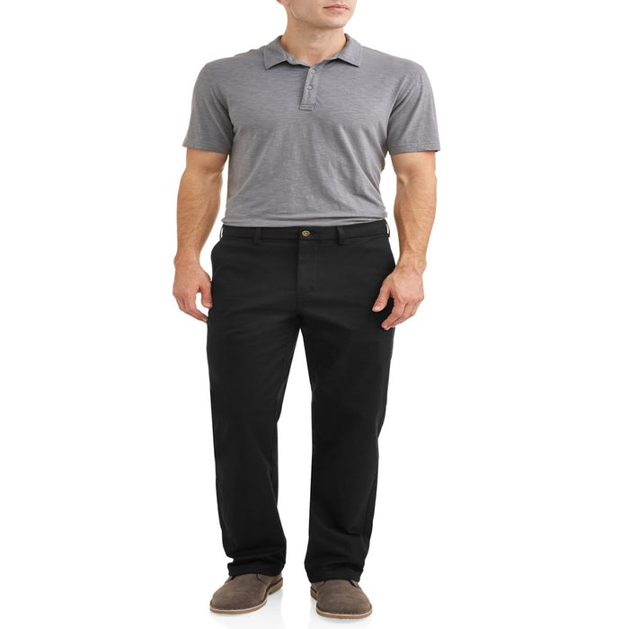 George Men'S and Big Men'S Premium Regular Fit Khaki Pant