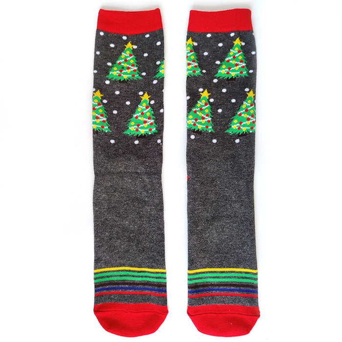 New Christmas Men Socks 2023 New Year Funny Christmas Tree
