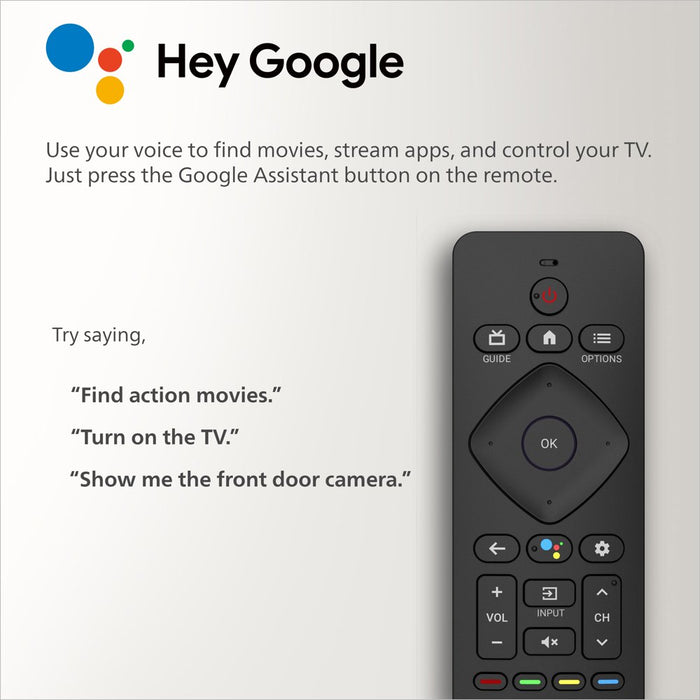 Philips 65" Class 4K Ultra HD (2160P) Google Smart LED Television (65PUL7552/F7)