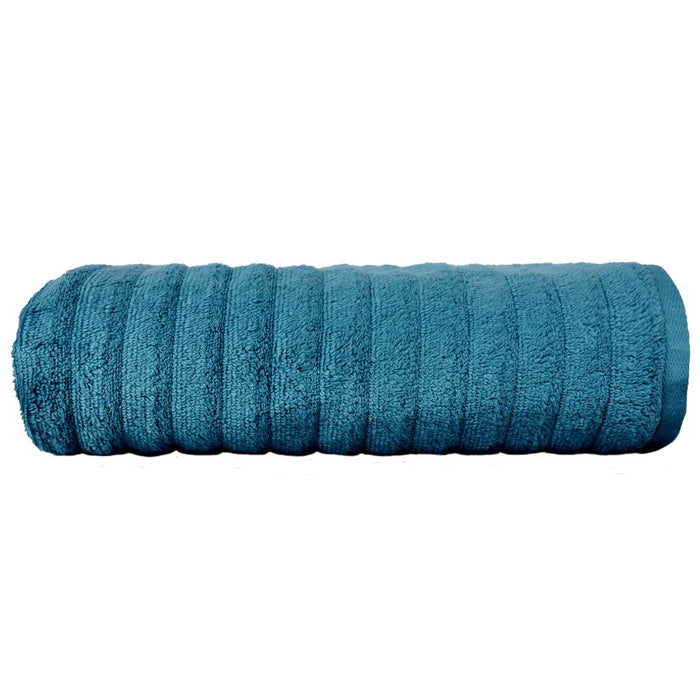 Mainstays Performance Textured Bath Sheet, 62" X 30", Cool Water