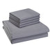 Hotel Style 800 Thread Count Cotton Rich Sateen Bed Sheet Set, Queen, Silver, Set of 6