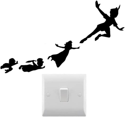 Peter Pan, Wendy and His Gang Inspired Novelty Wall/Laptop/Car Sticker/Nursery Décor Wall Sticker (10Cm X 17Cm)