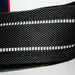 Sporn 6' Nylon, Suede & Nickel Standard Dog Leash, Black, M/L