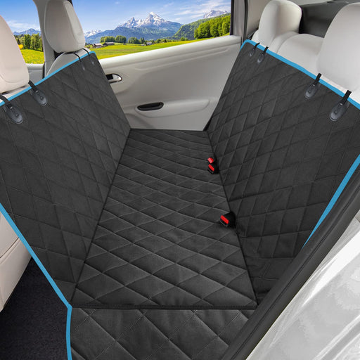 Upgraded Dog Car Seat Cover Pet Seat Covers for Back Seat, Scratch Proof & Nonslip Backing & Hammock, 600D Heavy Duty Dog Seat Cover for Cars, Trucks and Suvs