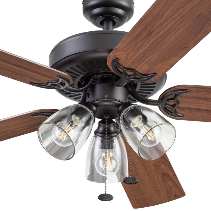 Better Homes & Gardens 52" 5 Blade Oil-Rubbed Bronze with 3 Lights
