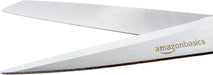 Amazon Basics Multipurpose, Comfort Grip, PVD Coated, Stainless Steel Office Scissors - Pack of 3