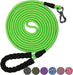 Heavy Duty Dog Leash, 30FT Reflective Dog Leash with Swivel Lockable Hook and Comfortable Padded Handle, Puppy Leash for Walking, Hunting, Camping, Backyard for Small Medium and Large Dogs