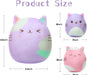 16'' and 8'' Cute Cat Plush Toys Stuffed Animal, 3 Pack Soft Kitten Plushies Toy Pillows Dolls Birthday Gift for Kids Girls Boys Throw Sleeping Hugging Pillow Sofa Cushion Home Decor