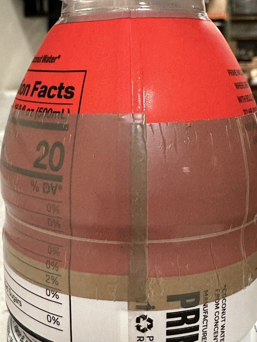 Prime Hydration LABEL ERROR ! RARE LOOK!- Ice Pop Flavor