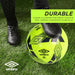 Umbro Ceramica 2.0 Size 5 Youth and Beginner Soccer Ball, Yellow