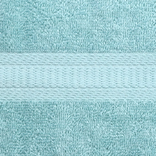 Mainstays Solid 6-Piece Bath Towel Set, Clearly Aqua