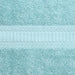 Mainstays Solid 6-Piece Bath Towel Set, Clearly Aqua