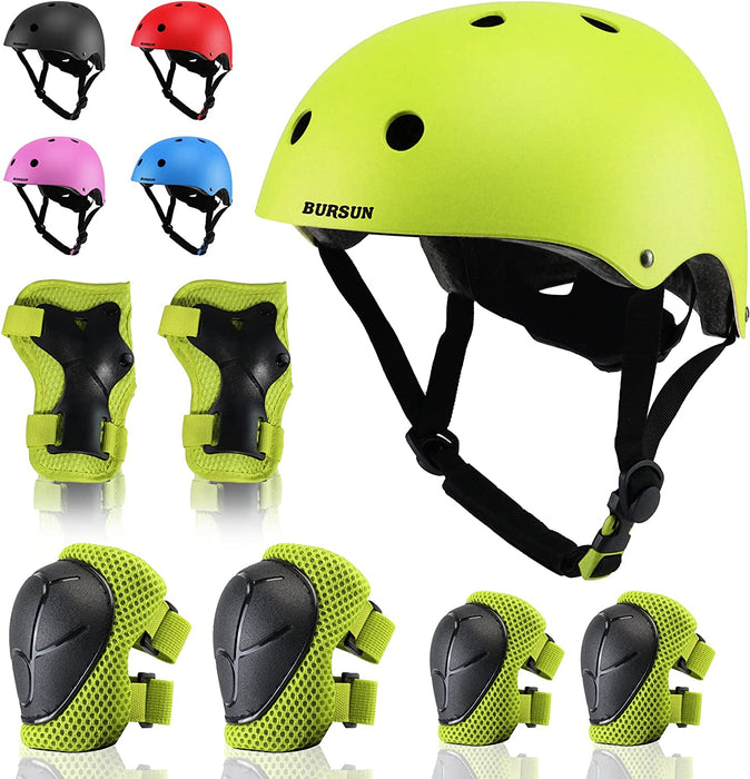 Kids Bike Helmet Ventilation & Adjustable Toddler Helmet for Ages 3-8 Kids Boys Girls Multi-Sport Helmet for Bicycle Skate Scooter, 5 Colors