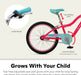 Koen & Elm Big Kids Bike, 20-Inch Wheels, Kickstand Included, Basket or Number Plate, Ages 7-13 Years Old, Rider Height 48-60-Inches
