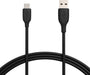 Fast Charging 3A USB-C2.0 to USB-A Cable (USB-IF Certified) - 6-Foot, Black