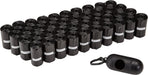 Unscented Standard Dog Poop Bags with Dispenser and Leash Clip, 13 X 9 Inches, Black - 60 Rolls (900 Bags)