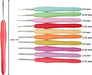20 Sizes Crochet Hooks Complete Set,0.5Mm-10Mm Ergonomic Crochet Hooks with Case for Arthritic Hands