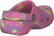 Unisex-Child Classic Marbled Tie Dye Clog