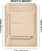 Queen Bed Sheets Set - 4 Piece Bedding - Brushed Microfiber - Shrinkage and Fade Resistant - Easy Care (Queen, Beige)