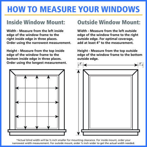 Mainstays Cordless 1" Vinyl Light Filtering Blinds, White, 34" Width X 64" Length