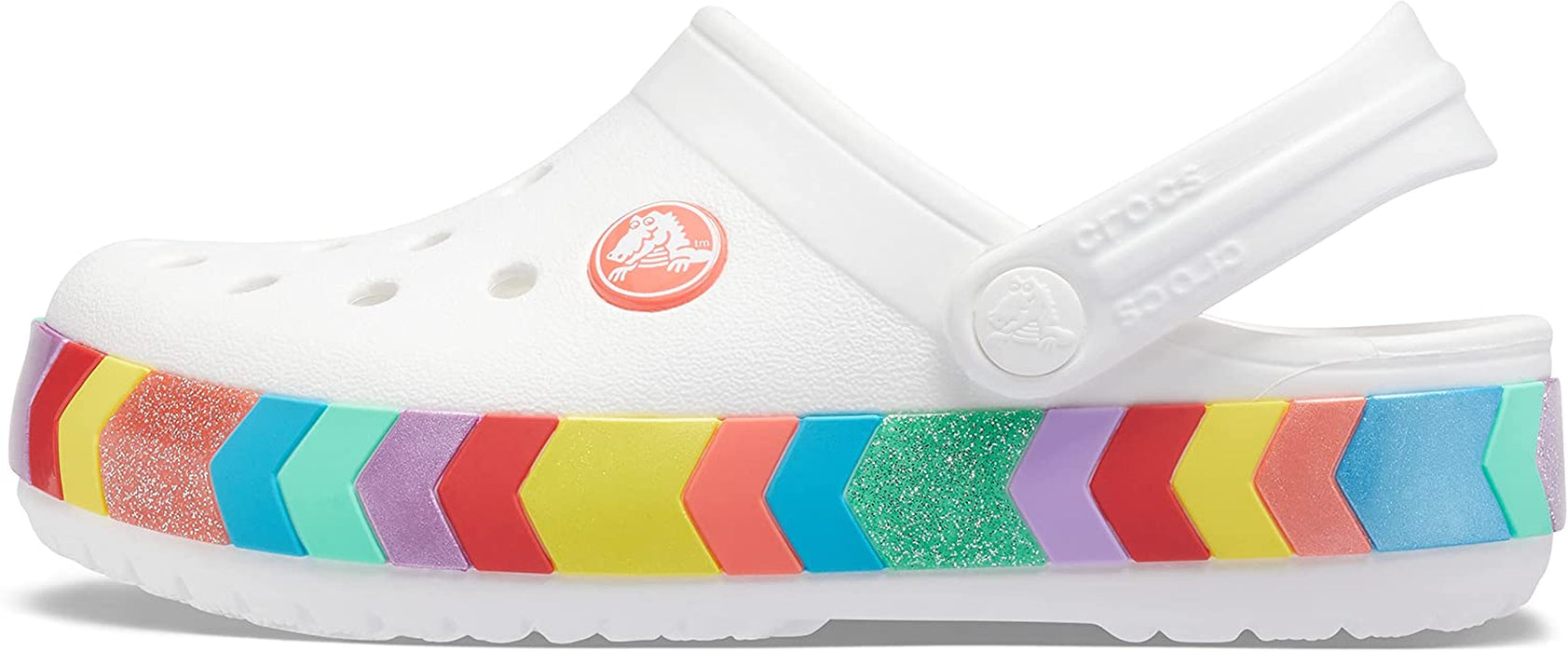 Kid'S Crocband Rainbow Band Clogs