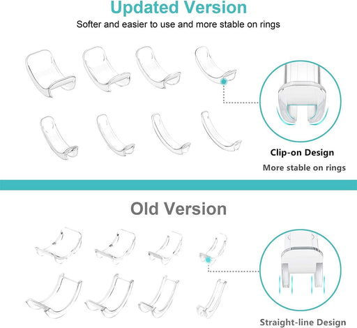 Invisible Ring Size Adjuster for Loose Rings Ring Adjuster Fit Any Rings, Assorted Sizes of Ring Sizer