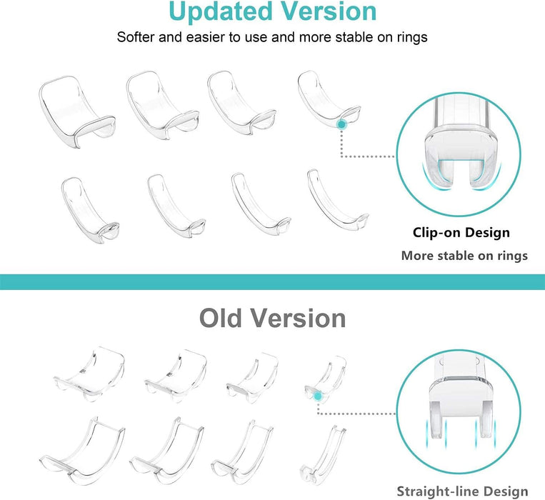 Invisible Ring Size Adjuster for Loose Rings Ring Adjuster Fit Any Rings, Assorted Sizes of Ring Sizer