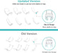 Invisible Ring Size Adjuster for Loose Rings Ring Adjuster Fit Any Rings, Assorted Sizes of Ring Sizer