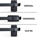 Iphone 6 6S 7 Holster Black Carrying Cell Phone Case Belt Clip and Loop Holster Pouch for Iphone 6 / 6S / 7 (Fits Iphone 6 / 6S / 7 with Otterbox Case / Lifeproof Case / Mophie Juice Pack Air)