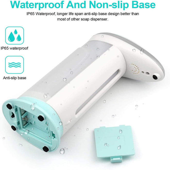 Automatic Soap Dispenser,Touchless Infrared Motion Touch Free Sensor Auto Soap Dispenser with Waterproof Base Suitable for Bathroom Kitchen Office Washroom Restaurants