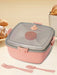 Bento Lunch Box 4-Compartment Bento-Style Kids Lunch Box Leak-Proof 2 Layer 1200Ml Adult Lunch Container Portable Food Storage Container with Spoon & Fork for Adult Kid Toddler Boy Girl