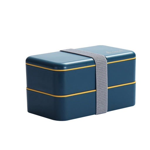 Bento Box 2-Layer Japanese Bento Lunch Box with Partition Board for Adults Kids, Meal Prep Lunch Box Food Containers with Spoon & Chopsticks, Leakproof, Bpa-Free, Microwave Safe
