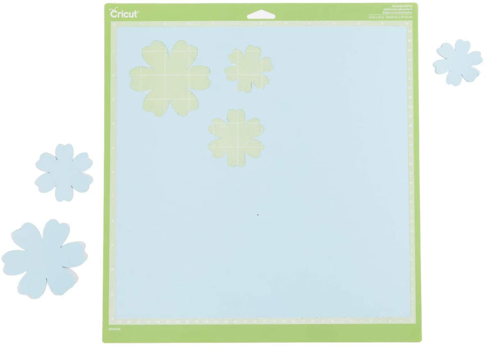 Cricut Standardgrip Machine Mats 12In X 12In, Reusable Cutting Mats for Crafts with Protective Film, Use with Cardstock, Iron On, Vinyl and More, Compatible with Cricut Explore & Maker (2 Count)