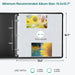 Photo Album Refill Pages 12X12 - (4X6 Landscape, 25 Pack) Holds 300 4X6" Photos, 4X6 Photo Sleeves for 3 Ring Binder, D-Ring Scrapbook Album 12X12, Archival Quality Page Protectors 12X12