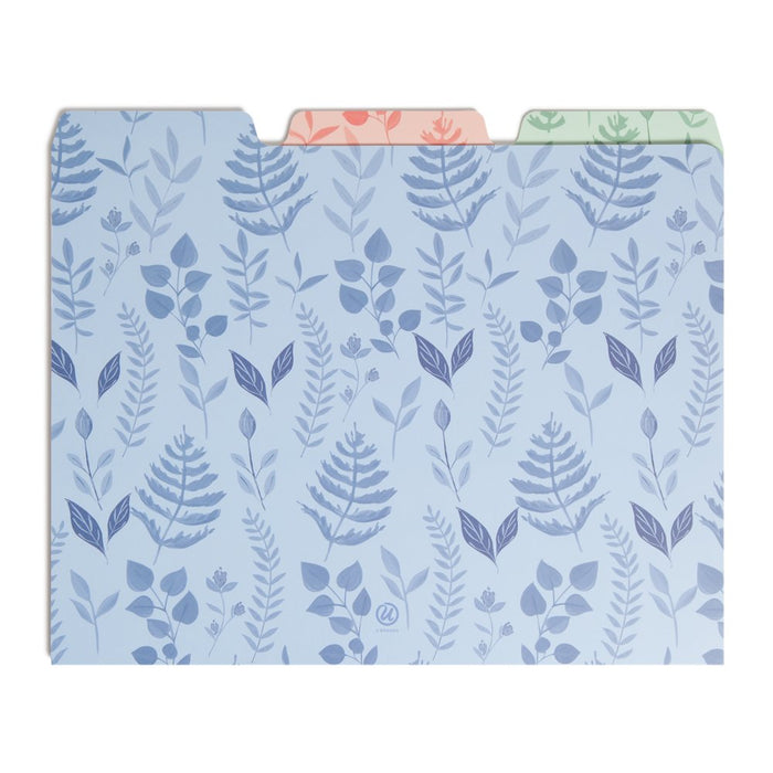 6 Count Meadow Flowers File Folders with Tabs, 5658U